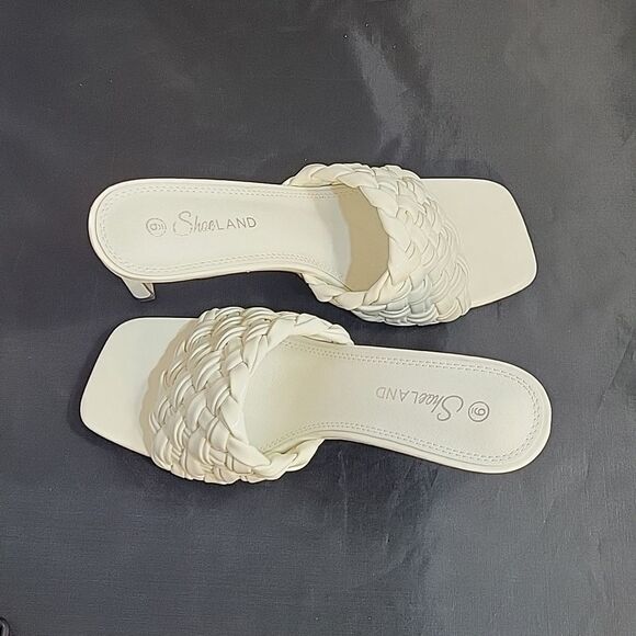 BRAND NEW HERSTYLE MELROSE BRAIDED SQUARE OPEN TOE SLIP-ON MULES SANDAL - Picture 8 of 14